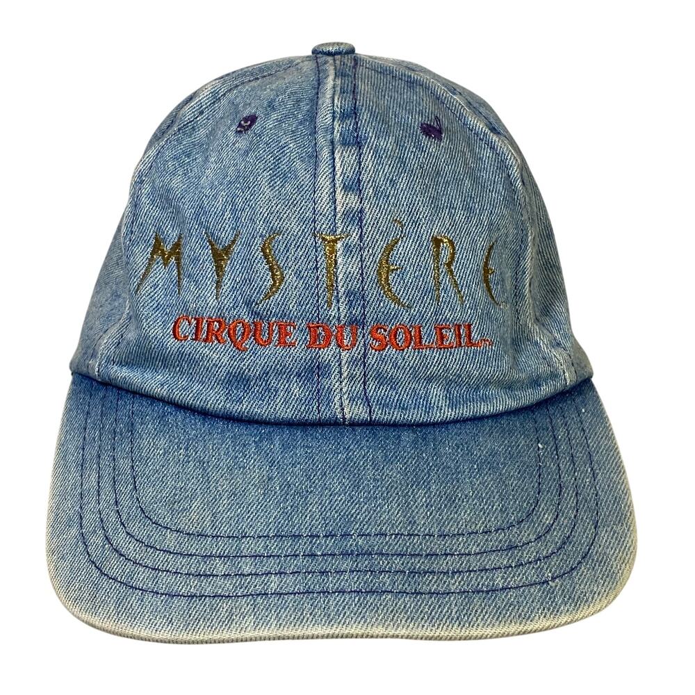 Mystère Cirque du Soleil Denim Hat Cap Treasure Island Las Vegas